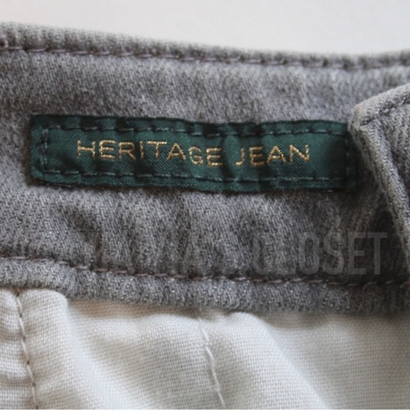 LRL Lauren Ralph Lauren 16W Gray-Wash Straight Heritage Women's Jeans - NEW - Picture 14 of 16